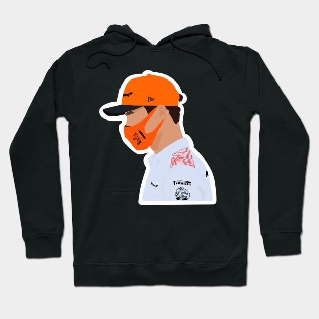 Lando Norris at the 2020 Bahrain Grand Prix Hoodie by royaldutchness